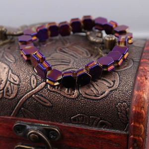 <span class=keywords><strong>Hématite</strong></span> magnétique bracelet en <span class=keywords><strong>pierre</strong></span> de <span class=keywords><strong>l</strong></span>'univers perle bracelet bijoux en gros - Product Image 5