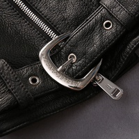 Veste en cuir de vachette véritable pour moto, sur mesure, vente en gros, mode, haute qualité, hiver, automne, coupe-vent, grande taille