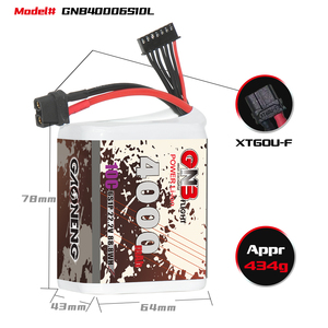 Gnb gaoneng 6S 4000mAh 22.2V XT60 10C แบตเตอรี่ลิเธียมไอออน21700เซลล์แบตเตอรี่ RC FPV S เรือรถของเล่นยานพาหนะไฟฟ้า - Product Image 3