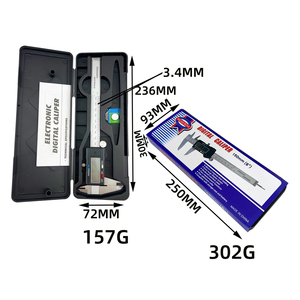 Pied à coulisse numérique 0-150 mm en acier inoxydable avec écran LCD, outil de <span class=keywords><strong>mesure</strong></span> de précision - Product Image 2