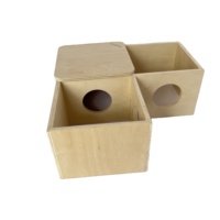 Homfun — labyrinthe de maison de Hamster en bois, personnalisé, jouets d'apprentissage en Tunnel pour les oiseaux, les souris