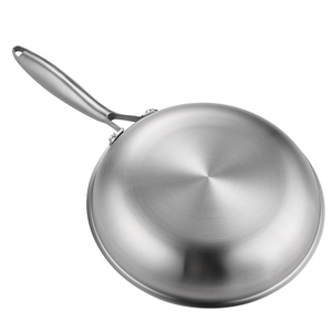 Chảo rán ba lớp thép không gỉ cao cấp chống dính, dùng cho nấu ăn tại nhà, thích hợp cho bít tết và trứng - Product Image 4