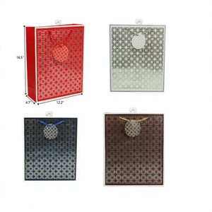 Paquete de 72 Bolsas de Regalo para Fiestas y Eventos, Modelo 376422, 16.5"X12.2"X4.7" - Product Image 1