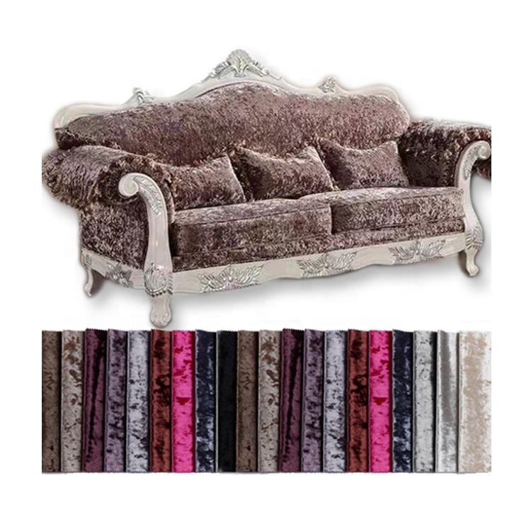 Ice crush velvet fabric