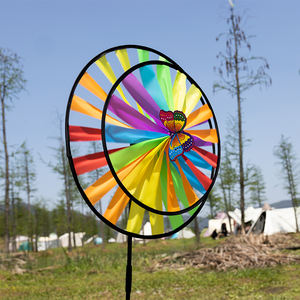 Vente en gros <span class=keywords><strong>de</strong></span> petites éoliennes magiques en plastique arc-en-ciel à bas prix, décoration <span class=keywords><strong>de</strong></span> <span class=keywords><strong>jardin</strong></span>, éolienne tournesol pour l'extérieur, pour la maison - Product Image 5