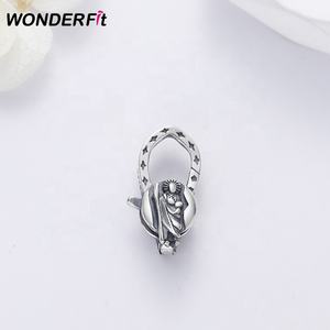 925 terterling ililver lasN JDendant endant Ant LASP, xidizado ool edium edieligioso obster Law LASP Laso hristian's ewelry aking - Product Image 2