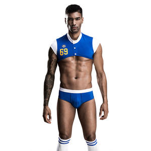 <span class=keywords><strong>AliExpress</strong></span>-<span class=keywords><strong>ropa</strong></span> <span class=keywords><strong>interior</strong></span> Sexy para <span class=keywords><strong>hombre</strong></span>, jugador de fútbol uniforme para, club nocturno, lencería, 2022 - Product Image 1