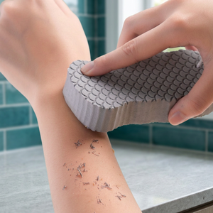 Éponge de Douche Magique Mucit Home pour le Corps, Éliminateur de Peaux Mortes, Tissu Délicat Haute Densité, Brosse Exfoliante Flexible pour Massage - Product Image 3