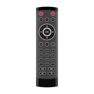 2023 New T1 PRO Voice Smart TV Remote Control Support IR Learning 2.4g Wireless Backlit Air Mouse for Smart tv box Projectors