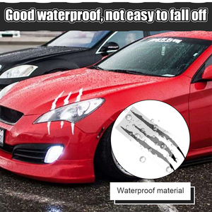 2 uds decoración impermeable faro coche pegatina garra marca calcomanías vinilo pegatina hoja <span class=keywords><strong>para</strong></span> coches - Product Image 3