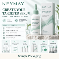 Sérum Facial Purifiant Pores Acide Hyaluronique Niacinamide Hamamélis Hydratant Affinant les Pores Nez 30mL Léger OEM/ODM
