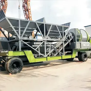 Good Quality Small Batching With Mobile Pump Concrete Mixing Plant