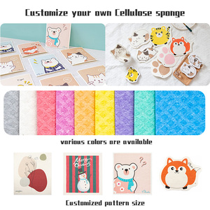 Éponges à <span class=keywords><strong>vaisselle</strong></span> suédoises biodégradables réutilisables écologiques à design personnalisé, très vendues - Product Image 5