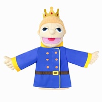 Marionnette de juges et d'athlètes professionnels OEM modèle 18, bouche mobile, télécommandée, en peluche, jouet éducatif en plastique