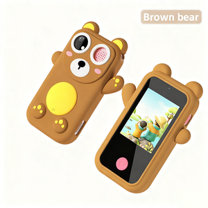 Pour les enfants de 3 à 10 ans Cadeaux de Noël portables Téléphone d'apprentissage pour enfants Version bouton ou tactile Double caméra CMOS Écran Full HD 2,4 pouces - Product Image 3