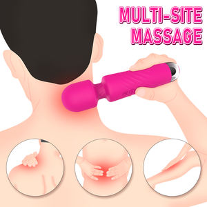 Máy rung cong bằng silicon giá rẻ, tỷ lệ mua lại cao, công nghệ chế độ thì thầm, máy massage toàn thân, cổ, đầu - Product Image 5