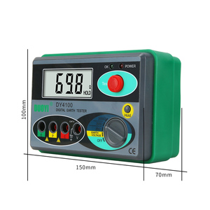 DY4100 เครื่องวัดความต้านทานดินแบบดิจิตอล เครื่องทดสอบความต้านทานดินพร้อมจอแสดงผลดิจิตอล ช่วง 0.01-2000 โอห์ม - Product Image 1