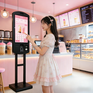Kiosque interactif en libre-service de 27 pouces pour le dépôt d'espèces, distributeur automatique de billets, <span class=keywords><strong>paiement</strong></span> par pièces et billets à bas prix, fonction SDK - Product Image 4