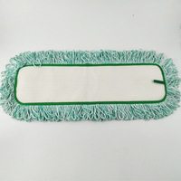 Esun Home Tampons de vadrouille à poussière en microfibre réutilisables avec cadre en aluminium Frange plate en microfibre pour le nettoyage