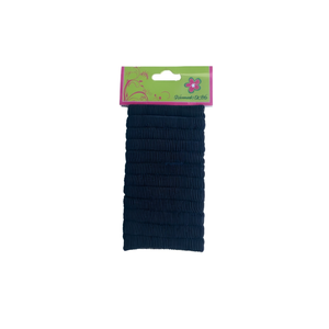 Elastico per capelli MNJ blu scuro, 12 pezzi, per acconciature - Product Image 2