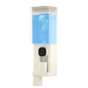2024 Schlussverkauf intelligenter automatischer Mundwasserspender berührungsbildschirm-Button mit Zahnstabhalter 700 ml mit Mundwaschbecher