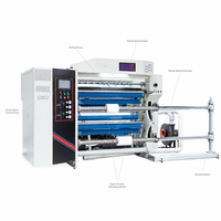 Automatische Rollenschneidemaschine Industrielle Schneidemaschine für PVC-Folie/Kraftpapierrollenverarbeitung