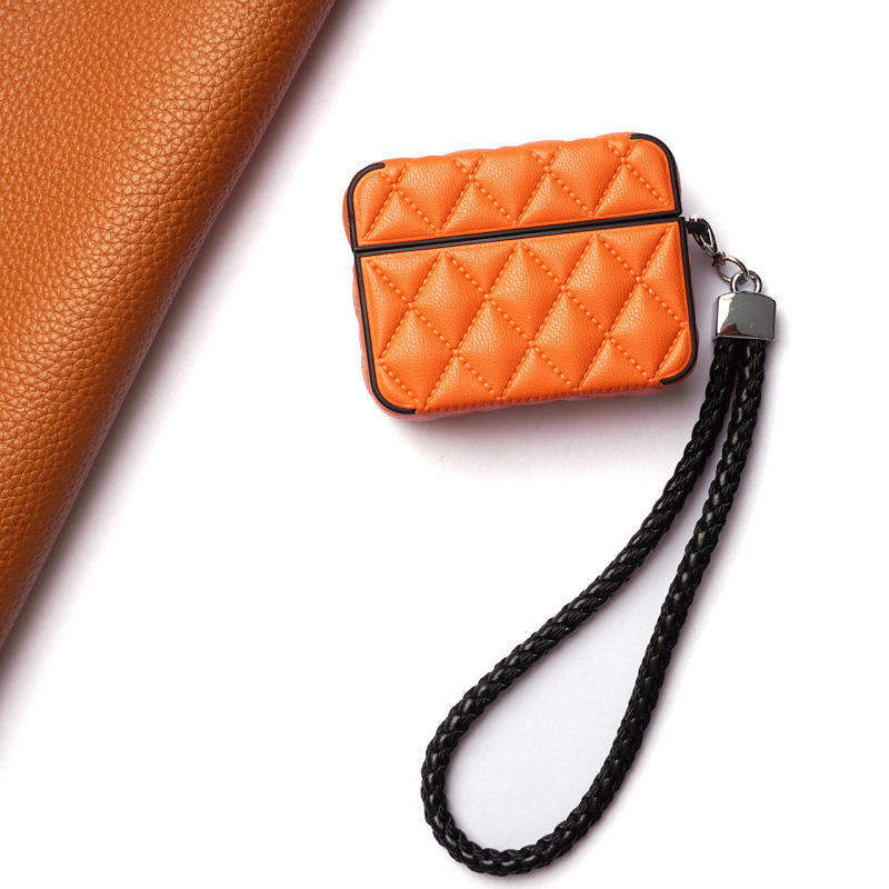 Caja de rombos Orange Lanyard