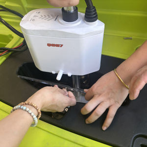 Motor Eléctrico de Arrastre para Kayak Motorizado con <span class=keywords><strong>Pedales</strong></span>, 34LBS 12V Q007, Motor con Control Remoto GPS y Anclaje para Canoa o Bote - Product Image 2