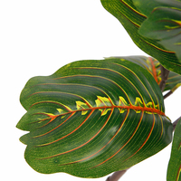 70cm Hauteur Plante Artificielle Rouge et Vert Feuille Bonsaï Arbre Décoratif Décor À La Maison