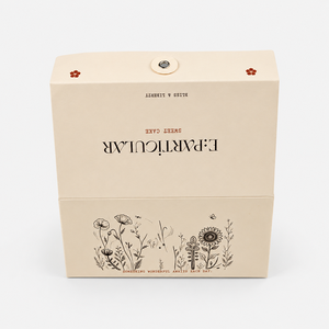 Caja de Embalaje de Alimentos de Papel, Caja de Regalo Portátil Resistente al Aceite, Caja de Cartón para Aperitivos de Panadería - Product Image 6