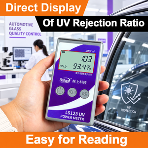 เครื่องวัดพลังงาน UV LS123 260-380 นาโนเมตร พร้อมจุดสูงสุด 365 นาโนเมตร สำหรับการทดสอบการป้องกันรังสียูวีของฟิล์มโซลาร์และรังสี - Product Image 3