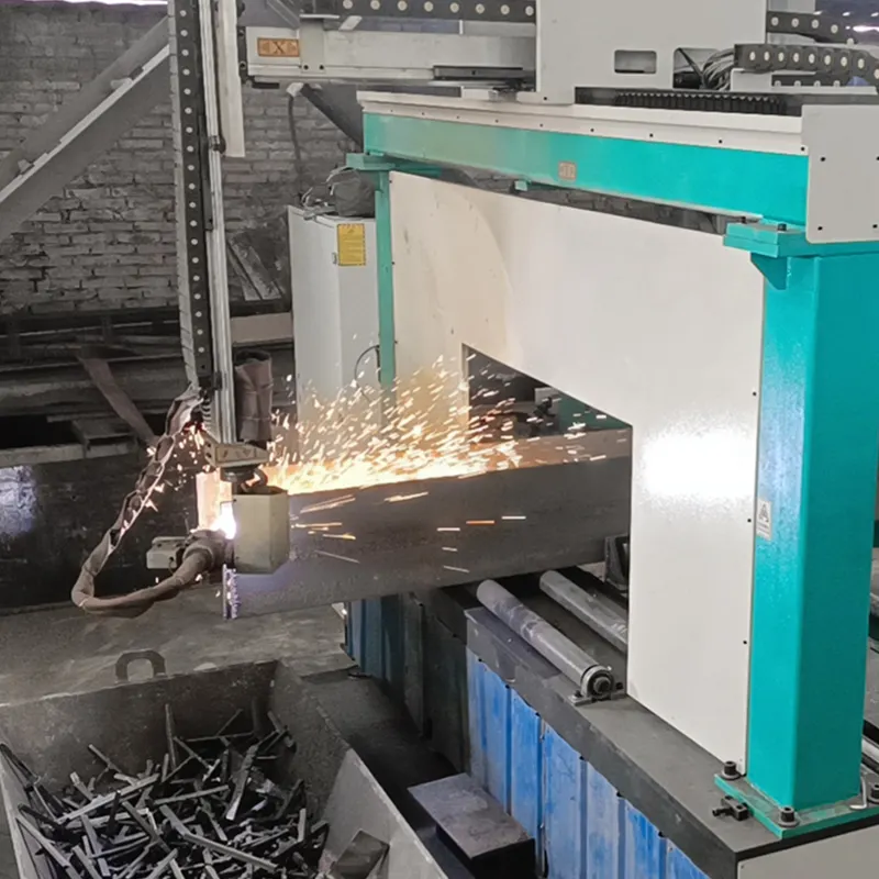 Yüksek verimli düşük maliyetli profil kesme makinesi h kiriş cnc plazma kesme makinesi