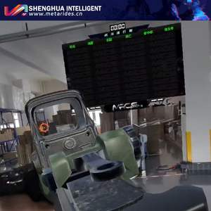 Arena de Realidad Virtual para Juegos, Sistema de Disparos MR/VR, Máquina de Juego Multijugador AR, Respuesta Rápida, <span class=keywords><strong>FPS</strong></span> con Visor de Cabeza, Fibra de Vidrio y Metal, Interior - Product Image 3