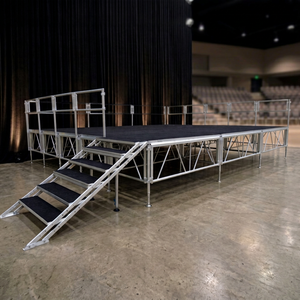 Indoor Heavy Duty Outdoor Adjustable 2m Mobile Aluminum <b>Stage</b> for Music Festival Show - Product Image 1