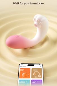 Vibratore a Forma di Uovo con Controllo APP, Giocattolo Sessuale Personalizzato con Vibrazioni e Funzione di Aspirazione - Product Image 4