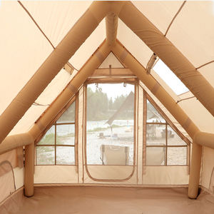 Tente gonflable automatique d'extérieur avec toit épais et contreventement droit pour le camping, <span class=keywords><strong>barbecue</strong></span> à charbon de bois portable pliable - Product Image 3