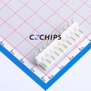 XD-VH-10A10W Wire-to-Board Pin Header Bent Lead Through Hole,P=3.96mm Connector 1x10P 3.96mm Right Angle Insert VH - Product Image 1