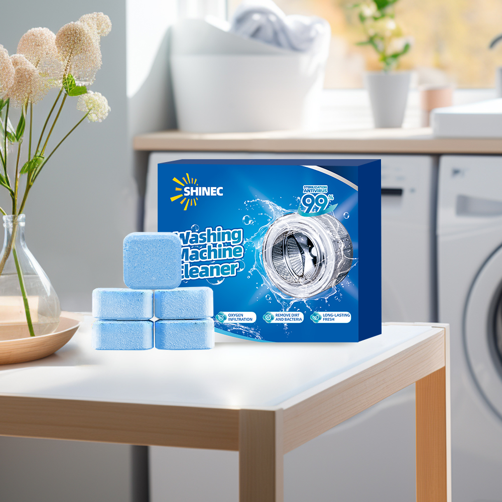 Free sample Multi-Pack Solid Shape Washing Machine Cleaner Tablets Cold Water Activated and Energy Saving Retail Ready