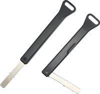 Clé de secours pliable à long manche avec lame en laiton et coque en PC, clé manuelle de rechange pour serrure de porte intelligente à empreinte digitale, vente en gros d'usine