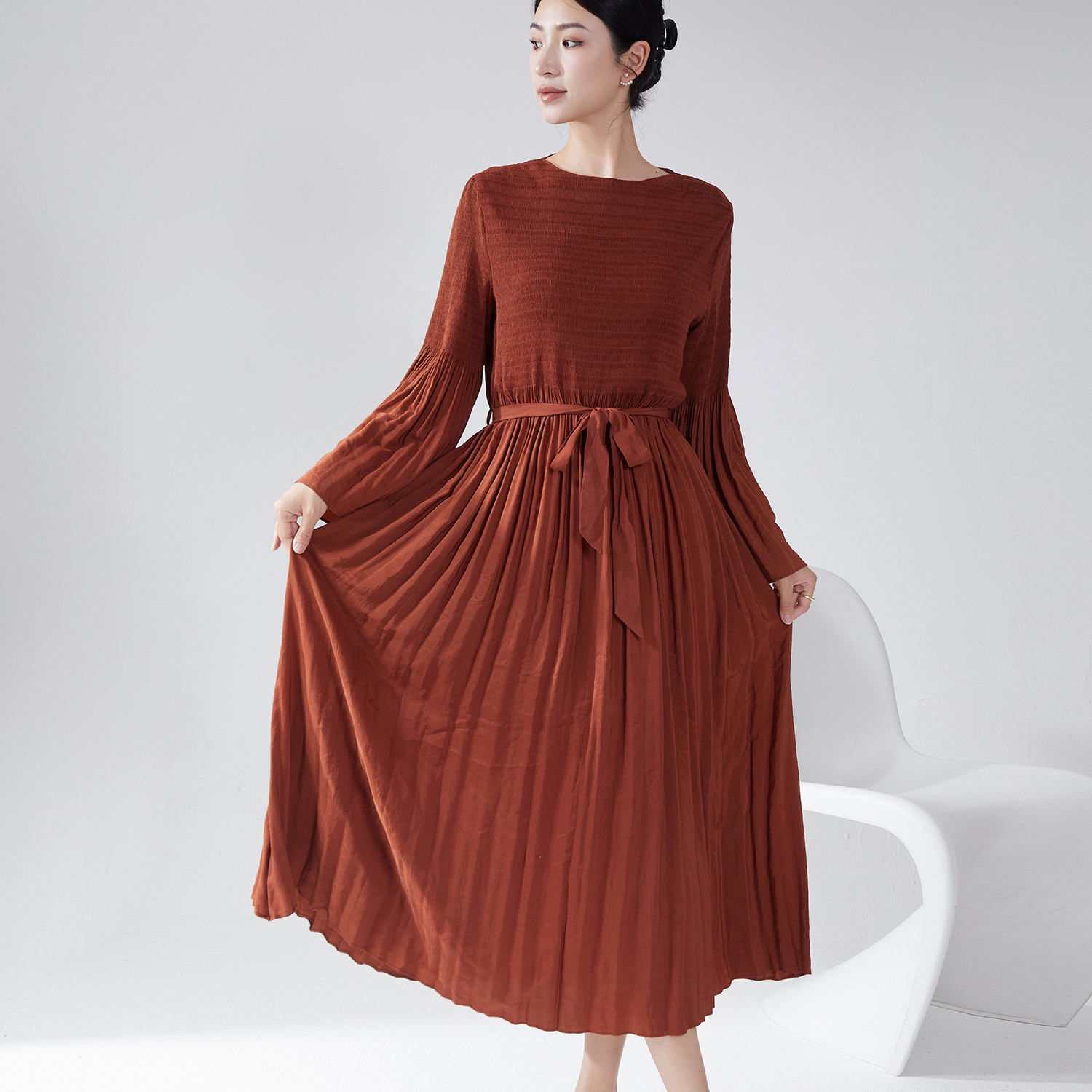 สีน้ำตาล