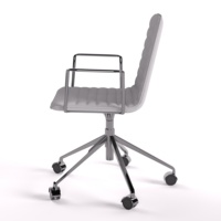Chaise de bureau exécutive ergonomique moderne en acier à dossier haut 2026 Via OL206 avec accoudoirs et base pivotante, couleur personnalisable, garantie 5 ans