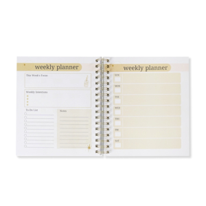 Tùy chỉnh in ấn biểu hiện Tạp Chí A5 xoắn ốc bìa cứng truyền cảm hứng kế hoạch giữ gìn sức khỏe suy nghĩ Tạp Chí Truyền Cảm Hứng máy tính xách tay - Product Image 4