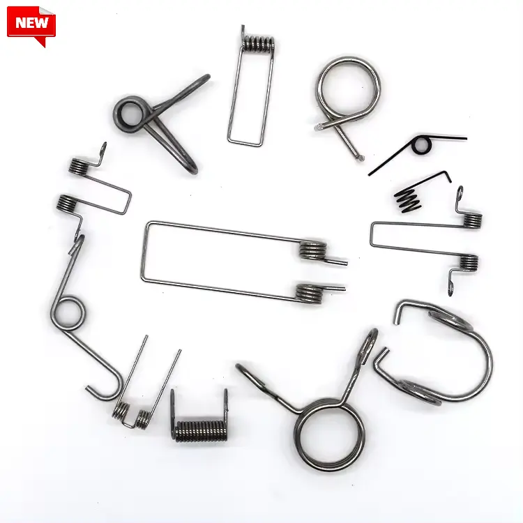 Molle produttore OEM diverse 304 in acciaio inox Latch molla di torsione Mini doppia spirale spirale molla di torsione