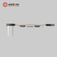 Système de rideaux motorisés intelligents électriques de luxe WINTOM avec rails et accessoires télécommandés pour usage professionnel