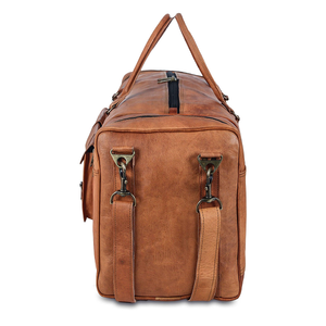 Sac à main en cuir véritable pour homme, élégant et durable, sac de voyage pour le travail avec plusieurs compartiments, cuir de qualité supérieure, confortable - Product Image 3