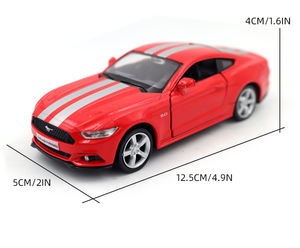 फोर्ड मस्टैंग कार मॉडल के लिए आरmz सिटी कस्टम 1:36 स्केल के लिए आधिकारिक लाइसेंस उच्च गुणवत्ता वाली डाई कास्ट प्लास्टिक खोलने के दरवाजे वापस जाओ - Product Image 4