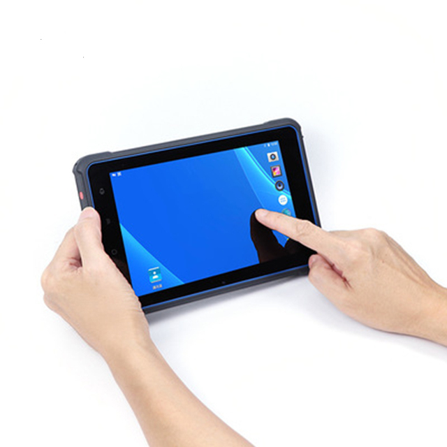 Industrial 10-Inch 5G Tablet PC Android 12 Waterproof Shockproof 8GB RAM 256GB Storage 1D 2D Scanner RFID ABS 860-960MHz 125kHz
