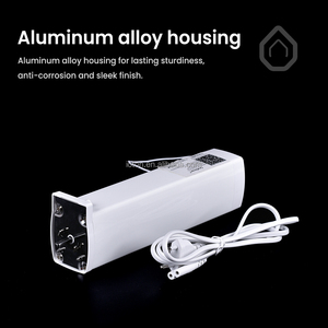 Moderne WiFi Zigbee slimme elektrische raamrolmotor gordijnroedes lange metalen stekker aangedreven milieuvriendelijke slimme huisgordijn - Product Image 2
