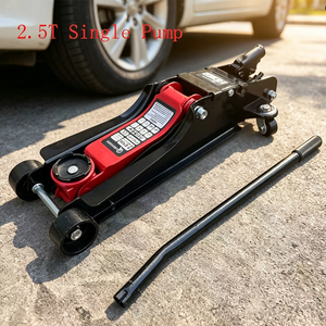Cric de levage de sol portable AUTO 5 tonnes à double pompe, profil bas, en acier haute résistance, pour <span class=keywords><strong>changement</strong></span> de pneus, certifié CE - Product Image 3