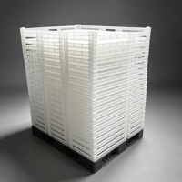Plateau en maille plastique perforée robuste 810*600*70mm, empilable, pour déshydratation alimentaire, séchage au four et congélation IQF